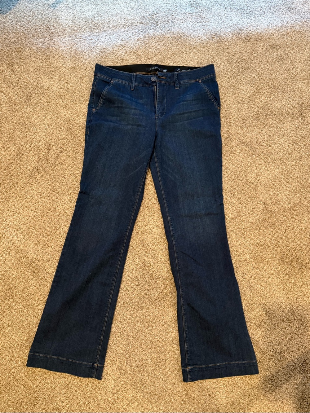 one 5 one Deep Indigo Wide-Leg Jeans